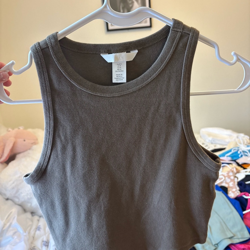 Women's Sleeveless Tank Top - Brown